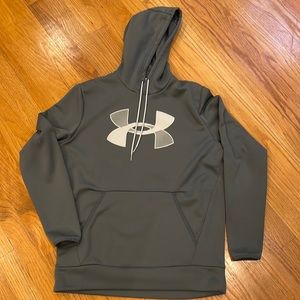 Mens Gray Under Armour hoodie size Medium